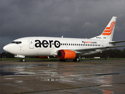 Aero jet on the tarmac