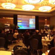 The conference floor at the Four Seasons Bosphorus Hotel in Istanbul, Turkey.